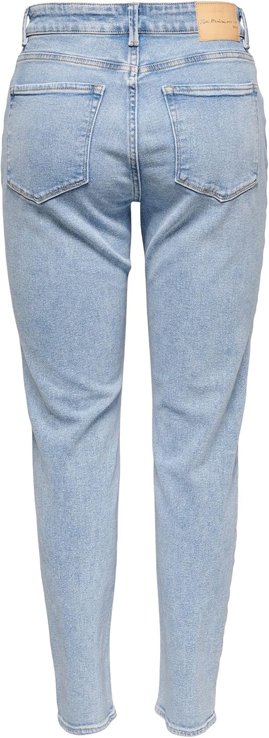 ONLY Damen Jeans 15259634 25W / 30L Light Blue Denim, 25W / 30L Light Blue Denim