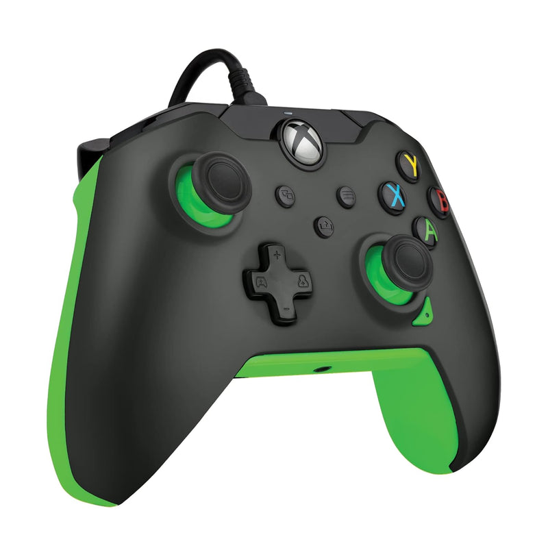 PDP verkabelt Controller Neon Schwarz für XBOX Series X|S, Gamepad, Video Game , Gaming Controller,