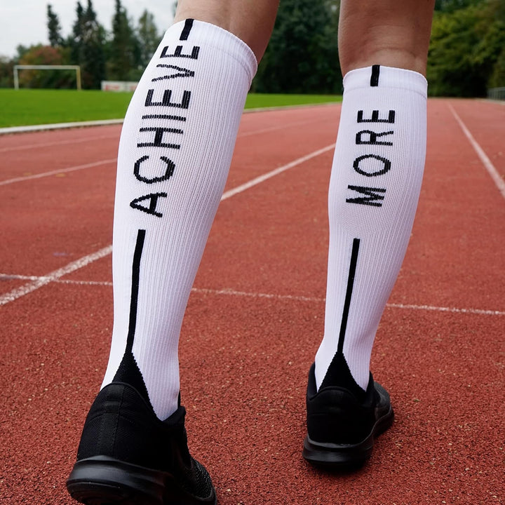 ACHORE POWER SOCKS ORIGINAL, Kompressionssocken, Unisex, Wadenkompression L Weiss, L Weiss