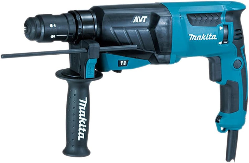 Makita HR2631FT/2 Bohrmaschine, 800 W, 240 V, Schwarz, Blau