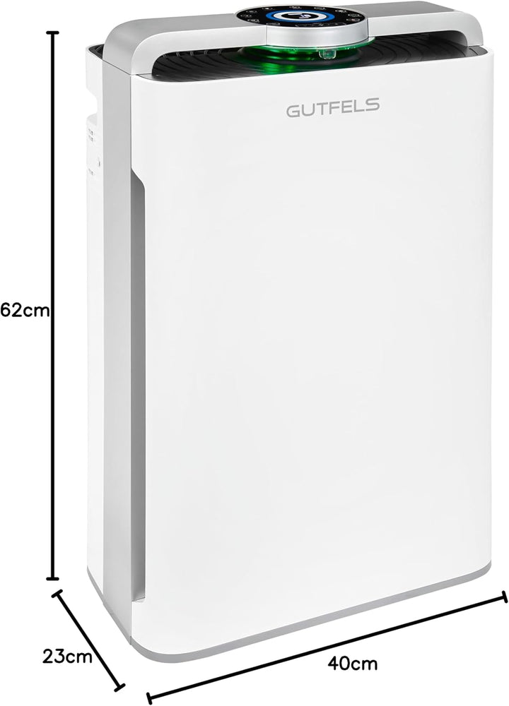 Luftreiniger und Luftbefeuchter, 2-in-1 Kombigerät, 7-Fach-Filtertechnologie, HEPA-14-Filter, inkl.