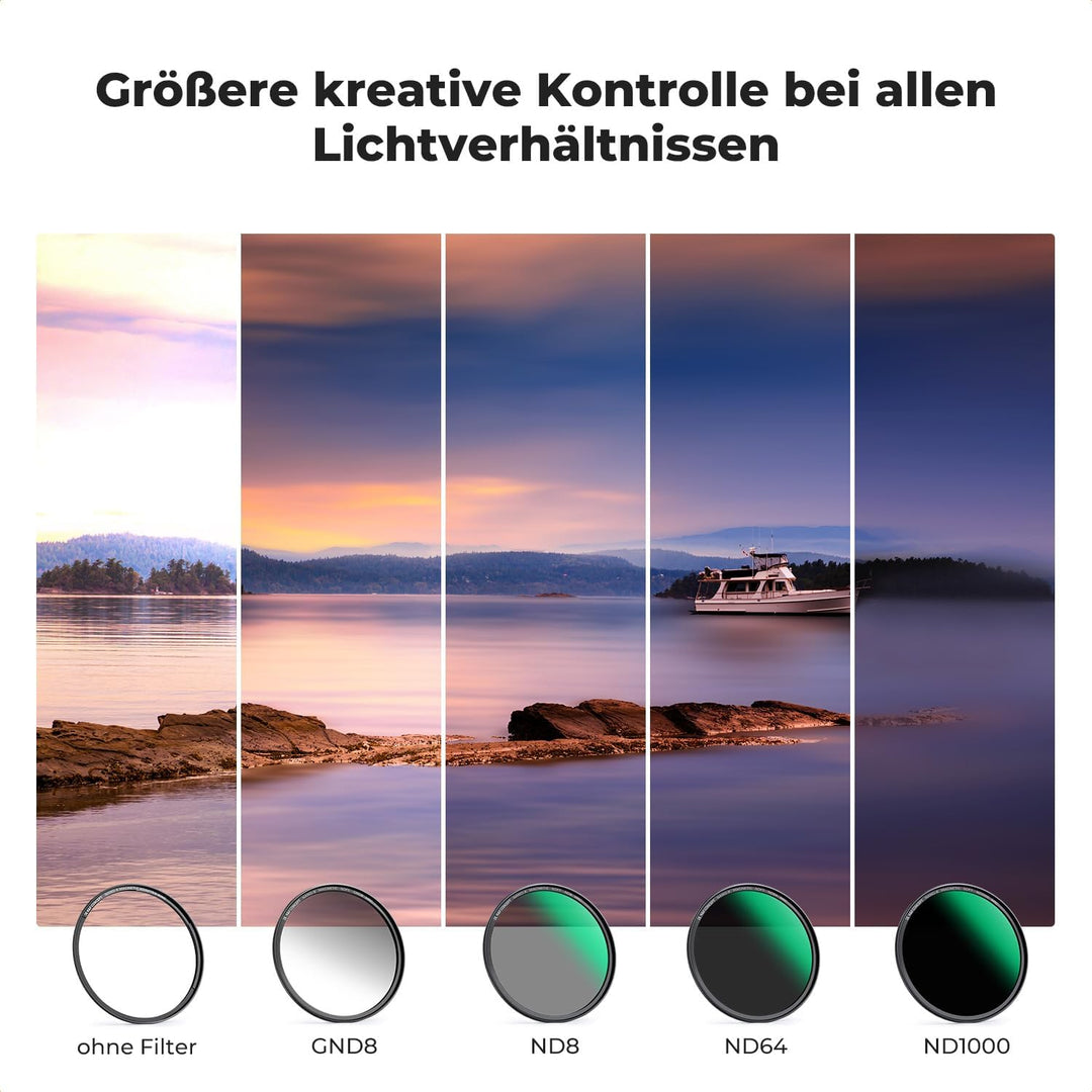 K&F Concept Magnetic Filter Set Nano X-Serie 77mm Magnetisches Schnellwechsel System Quick Swap Syst