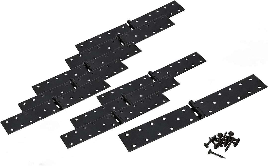 KOTARBAU® 10er Set Kistenband 250x45 mm Gerollt Schwarz Möbelscharnier Möbelband Robust 250x45 mm Sc