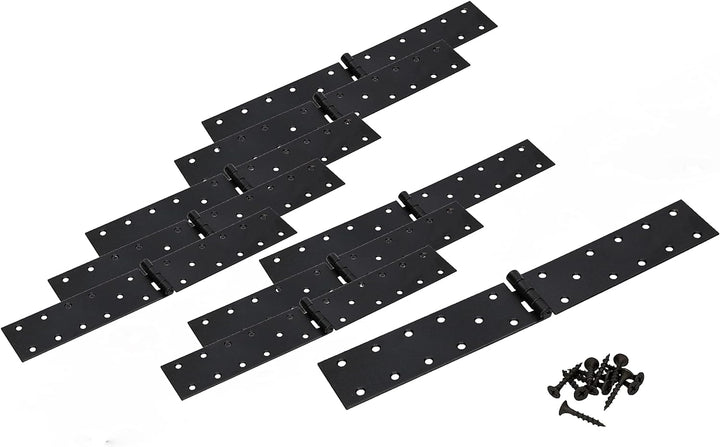 KOTARBAU® 10er Set Kistenband 250x45 mm Gerollt Schwarz Möbelscharnier Möbelband Robust 250x45 mm Sc