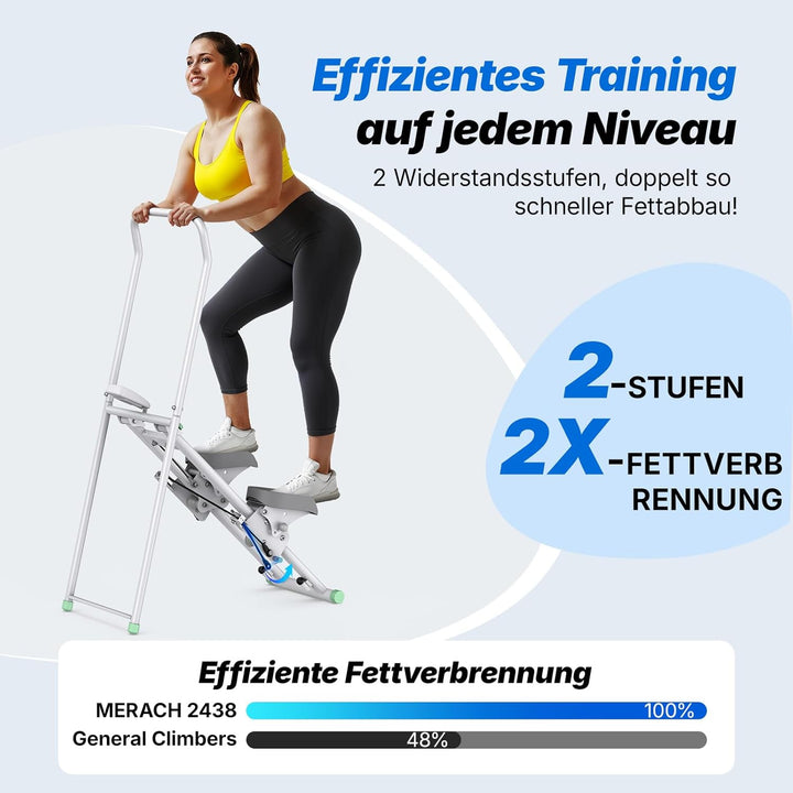 MERACH 2025 Neues Stair Stepper für Home Gym Übung,Vertical Climber Maschine für Ganzkörper-Workout,