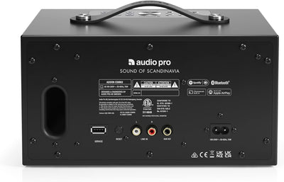 Audio Pro C5 MKII - Tragbarer Multiroom Lautsprecher mit Bluetooth & WiFi - Kabelloser Smart Speaker