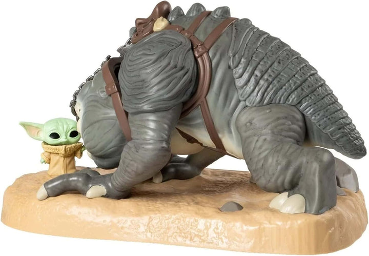 Funko Star Wars: The Book of Boba Fett Super Sized Jumbo Pop! Vinyl Figur Grogu with Rancor 25cm