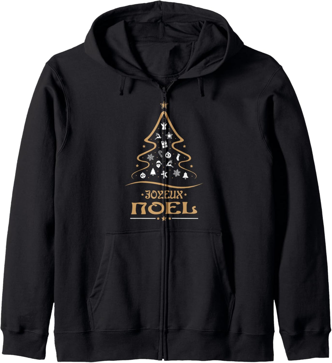 Joyeux Noel Frohe Weihnachten Französisch Urlaub Kapuzenjacke