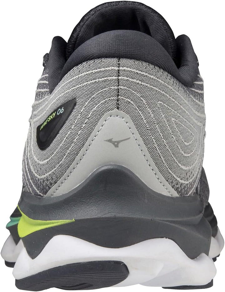 Mizuno Herren Wave Sky 6Laufschuh 42 EU Quiet Shade Silver, 42 EU Quiet Shade Silver