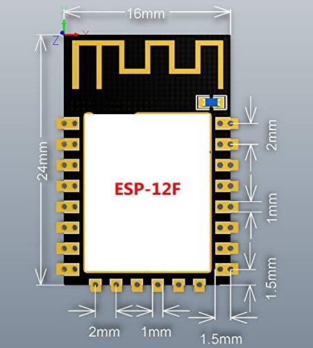 5 STK ESP ESP8266 Serial WLAN Transceiver Modul (ESP12F)