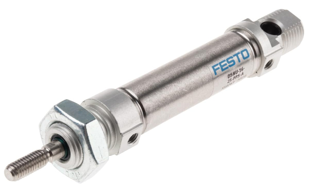 DSNU-16-25-PPS-A (559263) Normzylinder Hub:25mm Kolben-Durchmesser:16 mm Kolbenstangengewinde:M6