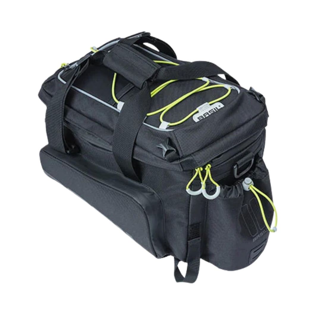 Basil Miles XL Pro Gepäckträgertasche 31 x 23 x 20 cm Schwarz,grün, 31 x 23 x 20 cm Schwarz,grün