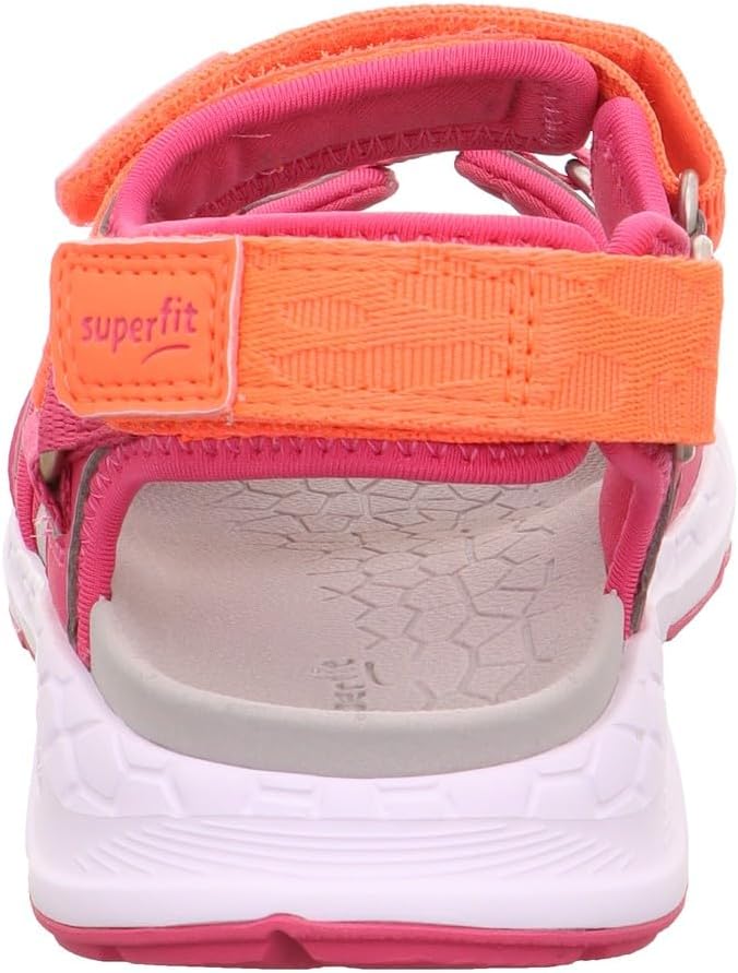 Superfit Mädchen Criss Cross Sandale 1-000580Sandale 29 EU Pink Orange 5510, 29 EU Pink Orange 5510