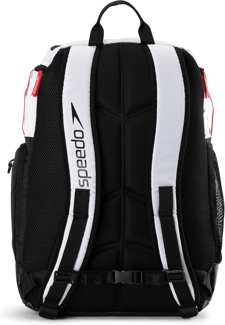 Speedo Unisex Grosser Teamster 35 Liter Rucksack, Einheitsgr&#xF6;&#xDF;e 2,0 Speedo Schwarz/Wei&#xD