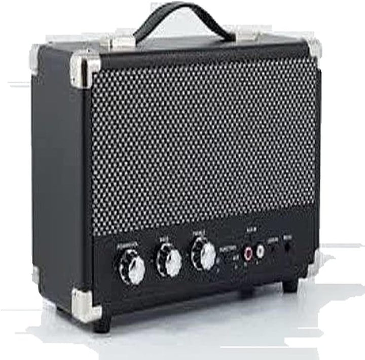 GPO Westwood Retro 25 Watt Lautsprecher mit Subwoofer, Cinch-Eingang, Bluetooth mit Retro-Gitter und