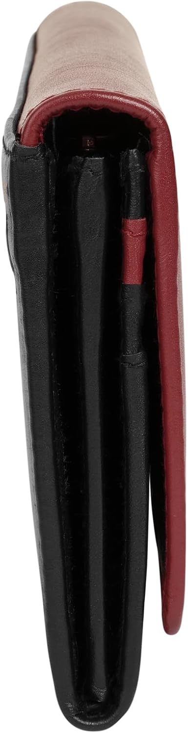 bruno banani Geldbörse Echt Leder Damen | elegante Geldbörse, 19 Kartenfächer, RFID-Schutz, Münz- un