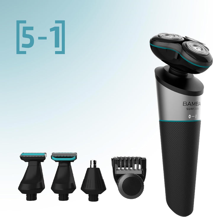 Cecotec 5-in-1 PrecisionCare Multigrooming Rasierer, 5-in-1 Multigrooming Rasierer, Lithium-Akku, La