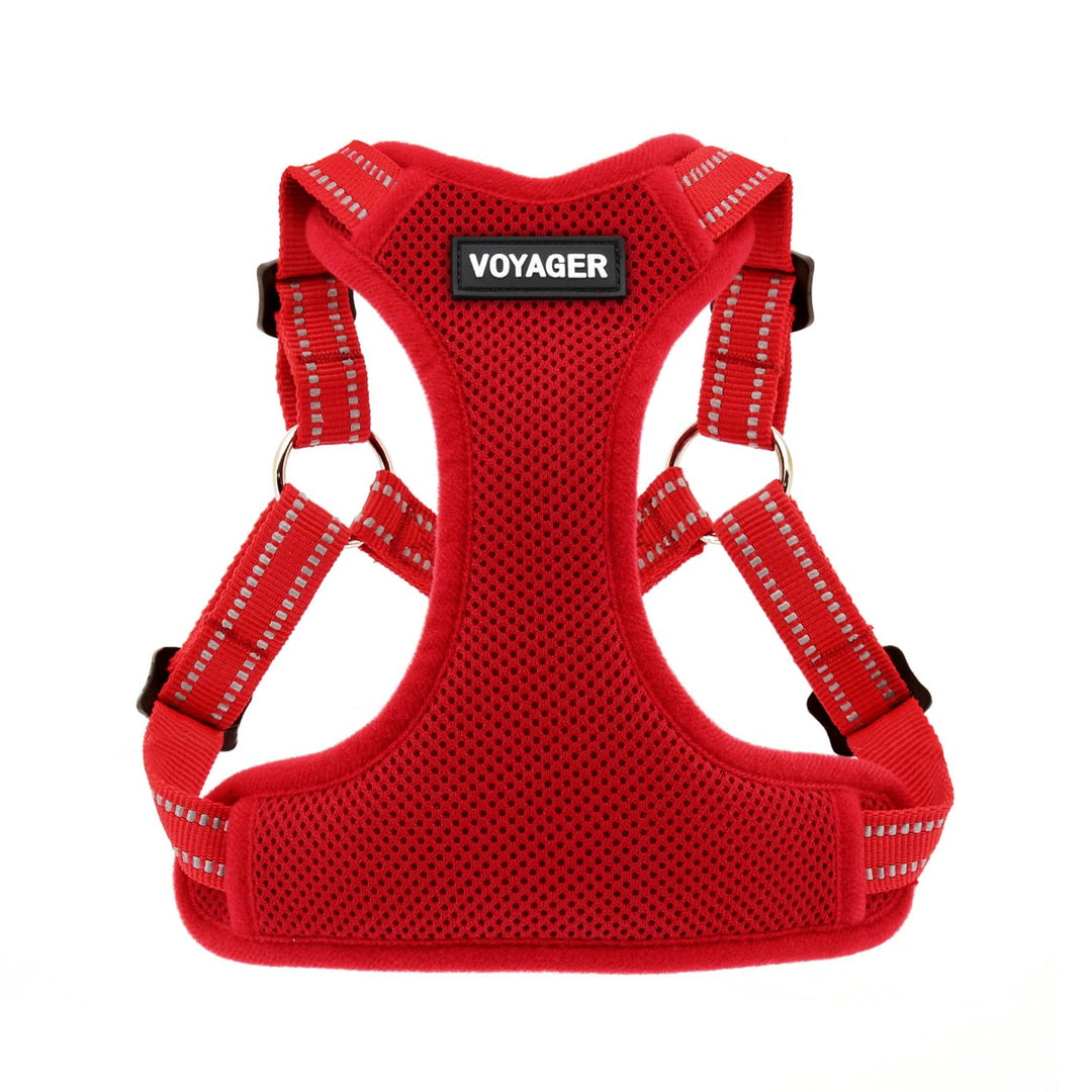 Voyager Verstellbares Hundegeschirr mit Reflektorstreifen by Best Pet Supplies - Strapazierfähige Ga