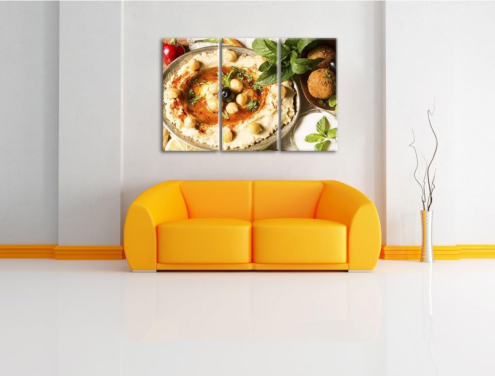 Leckerer Kartoffelbrei als 3-Teiler Leinwandbild 120x80 Bild auf Leinwand, XXL riesige Bilder fertig