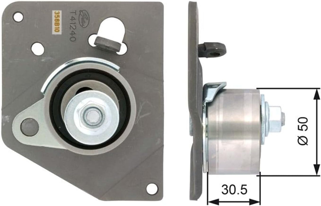 GATES PowerGrip Kit + Wasserpumpe KP15552XS