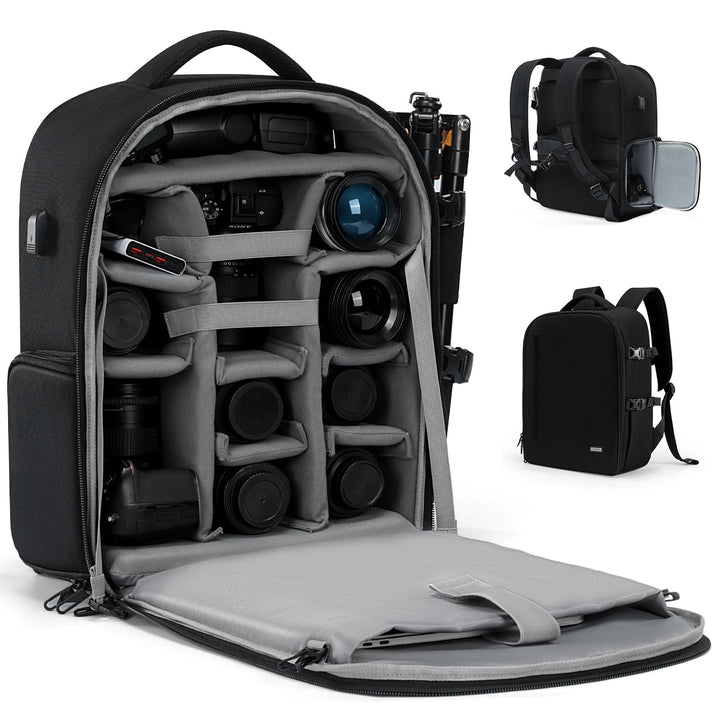 CADeN Professional Trolley Large Camera Backpack Bag for DSLR/SLR Mirrorless Camera Waterproof, Came