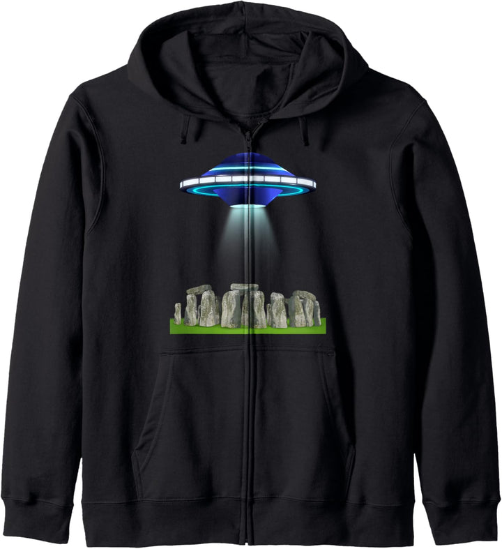 Verschwörungstheoretiker Stonehenge Ausländer UFO Geschenk Kapuzenjacke