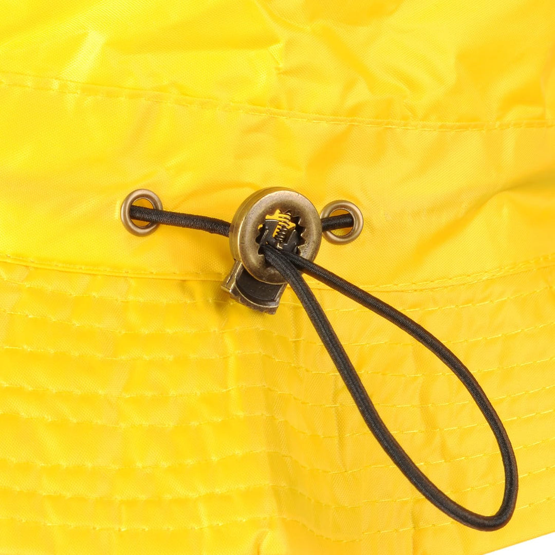 Toutacoo. Regenhut. Regenbob. Einstellbar. Nylon-Look S 032-gelb, S 032-gelb