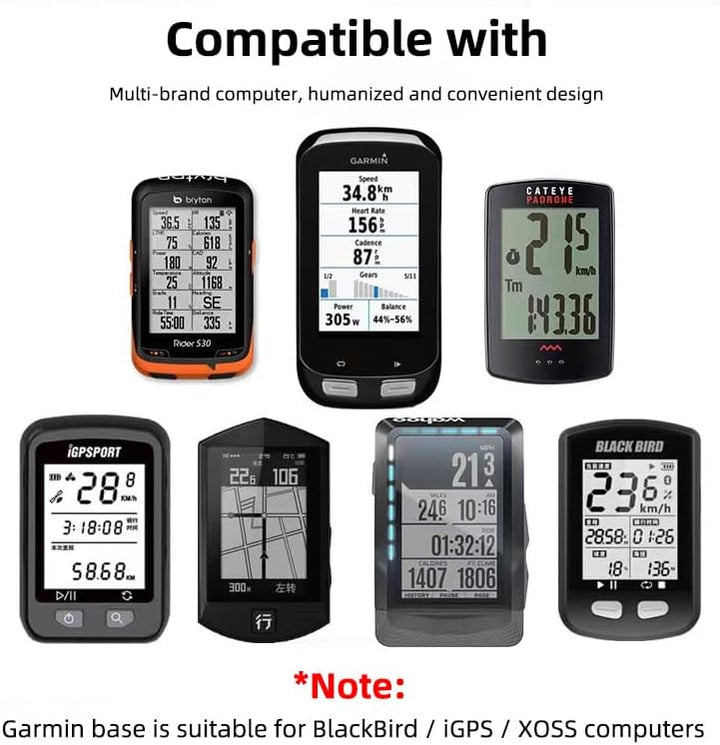 GPS-Computerhalterung für Aero Bars, TT Bars oder Tri Bars für Rennräder und Triathlon, kompatibel m