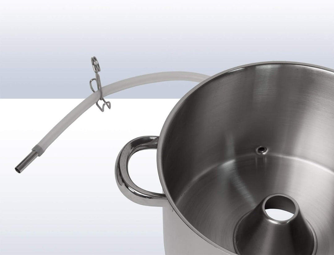 Edelstahl Dampfentsafter Dampf Entsafter Fruchtentsafter Obstpresse Saftpresse für ca. 8 Liter