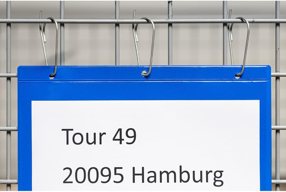 Krog Kennzeichnungstasche mit Aufhängelochung, A5 quer, 25 Stück grün