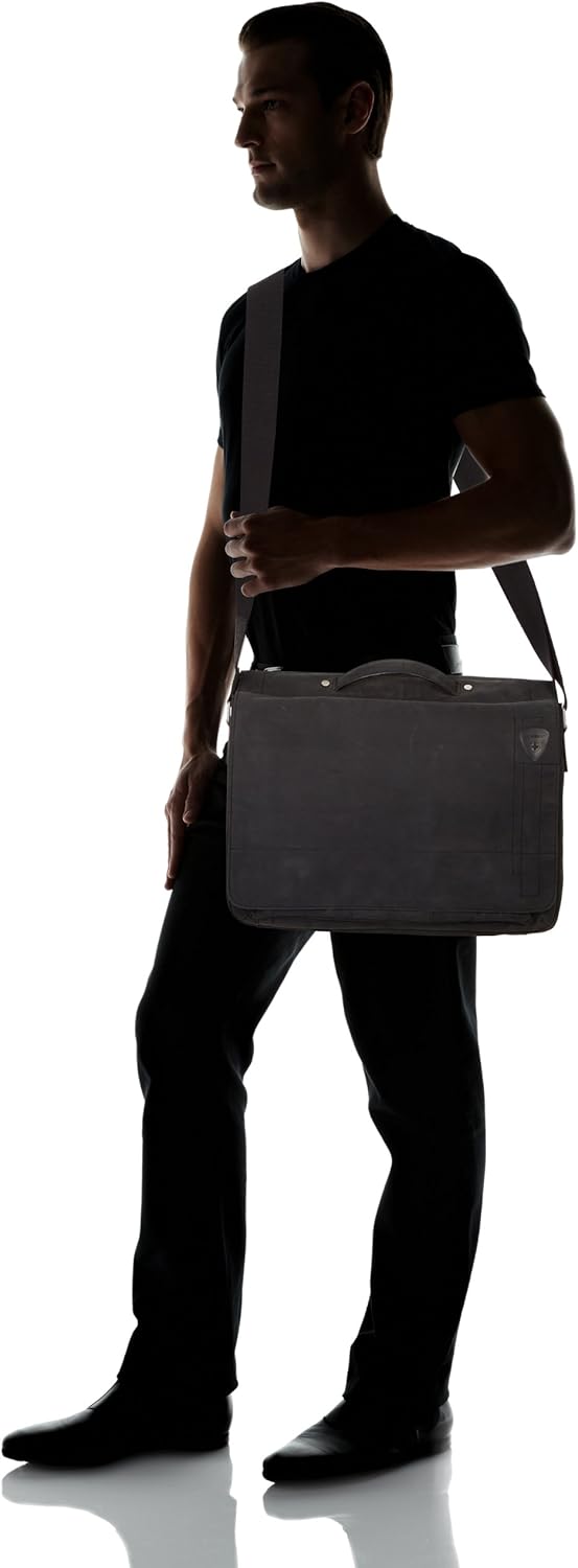 Strellson Richmond BriefBag L 4010001261 Herren Henkeltaschen 40x29x12 cm (B x H x T), Schwarz (blac