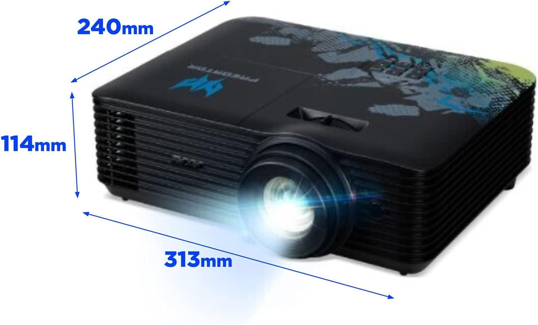 Acer Predator GM712 DLP Projektor (4K/UHD (3.840 x 2.160 Pixel) 3.600 ANSI Lumen, Kontrast 10.000:1,