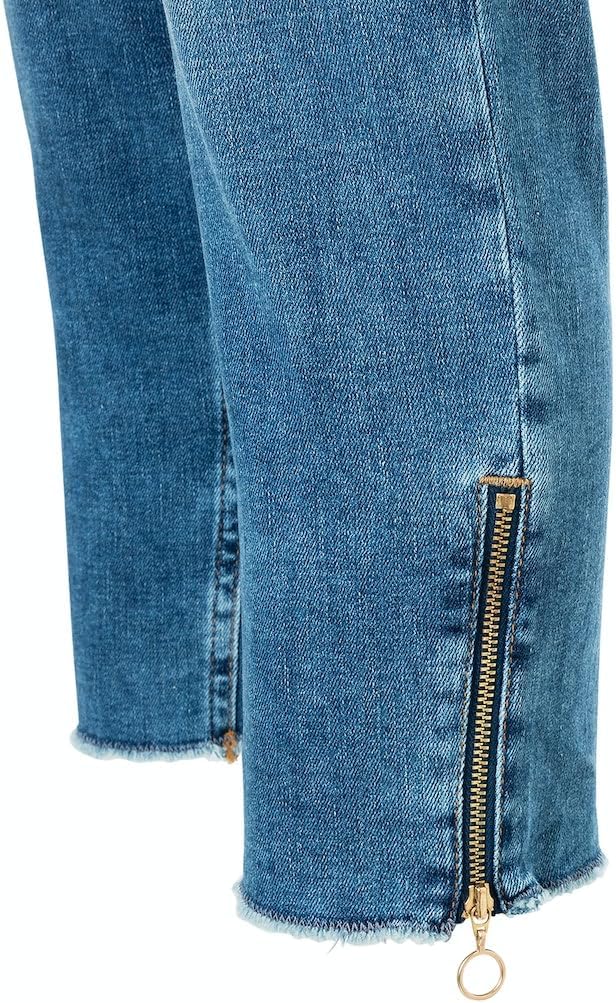 Mac Damen Jeans Rich Slim Slim Fit, 34W / 26L D415 Authentic Indigo Used