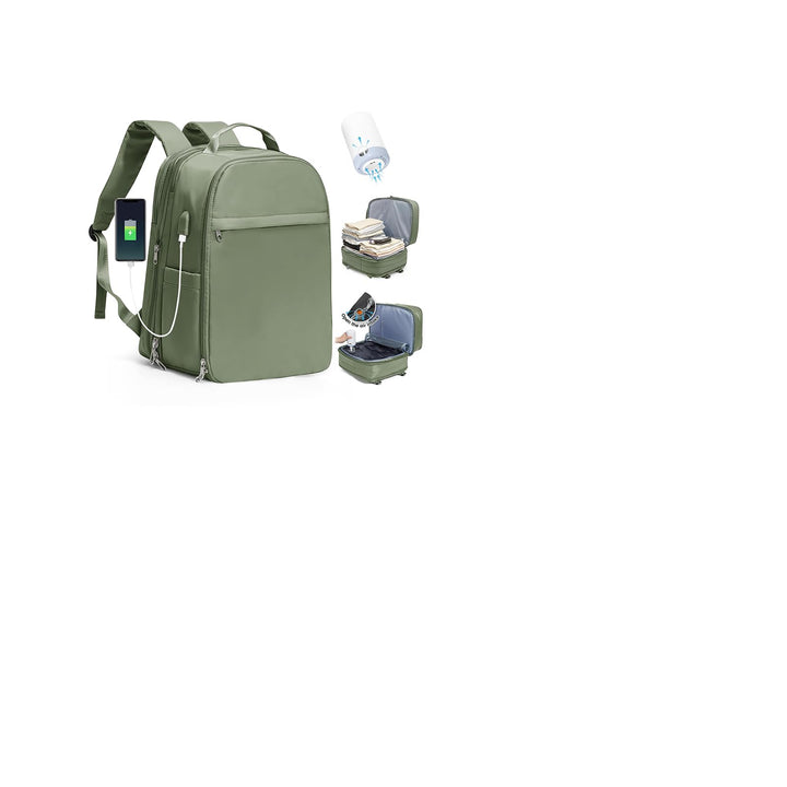 SZLX Grosser Reiserucksack Damen,Vakuum Rucksack mit Pumpe Ryanair Handgepäck 40x30x20 Herren, Wizza