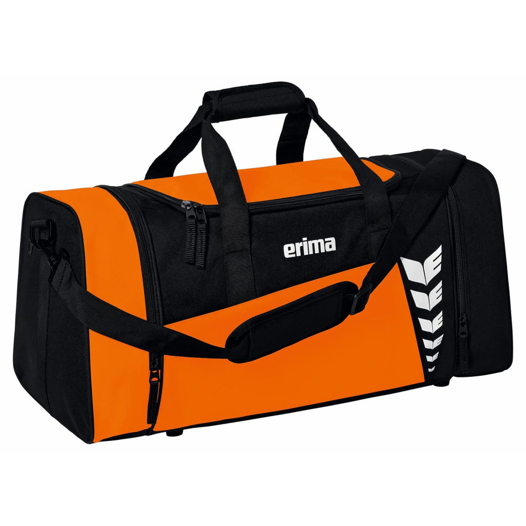 Erima Unisex Six Wings Sporttasche S Orange/Schwarz, S Orange/Schwarz