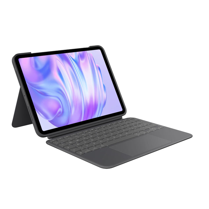 Logitech Combo Touch iPad Pro 11 Zoll (M4) (2024) Tastatur-Case – Abnehmbare Tastatur mit Hintergrun