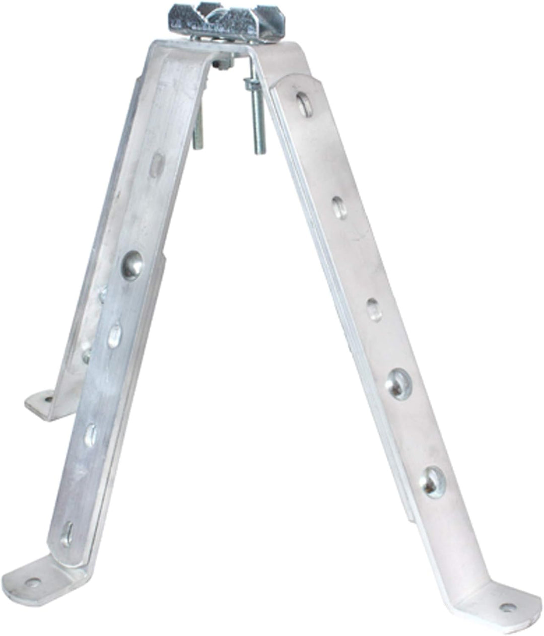 Wandbefestigung / Masthalterung aus hochwertigem Stahl variabel von 45 bis 60 cm - Mast- oder Stange