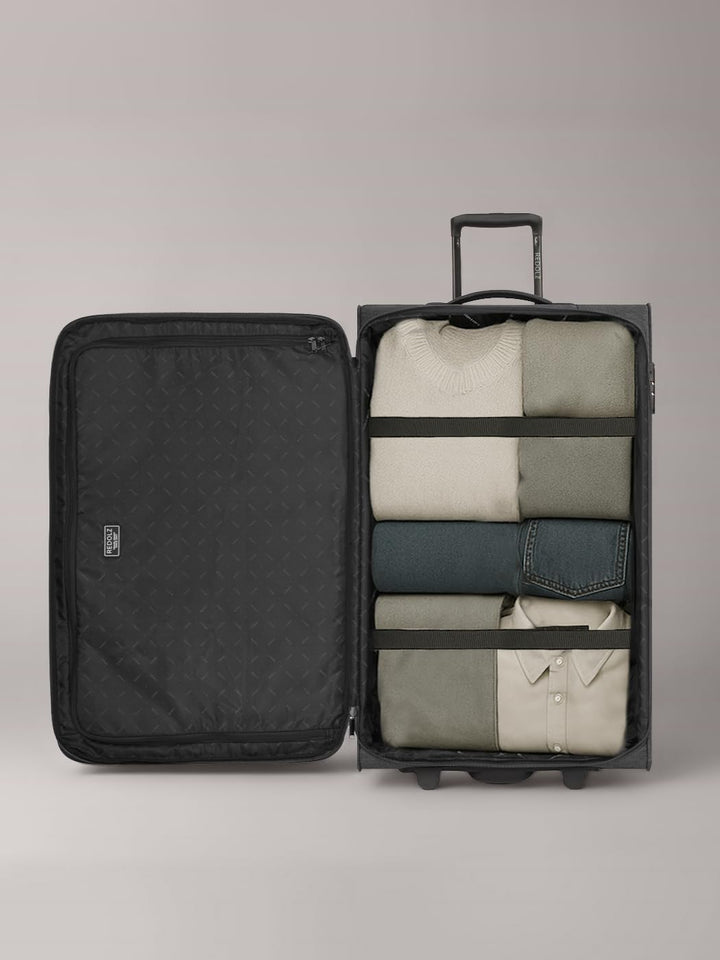 REDOLZ XL Jumbo 2-Rollen Koffer sehr gross 52 x 32 x 90 cm [Sondergrösse] Check-in Trolley mit TSA-S