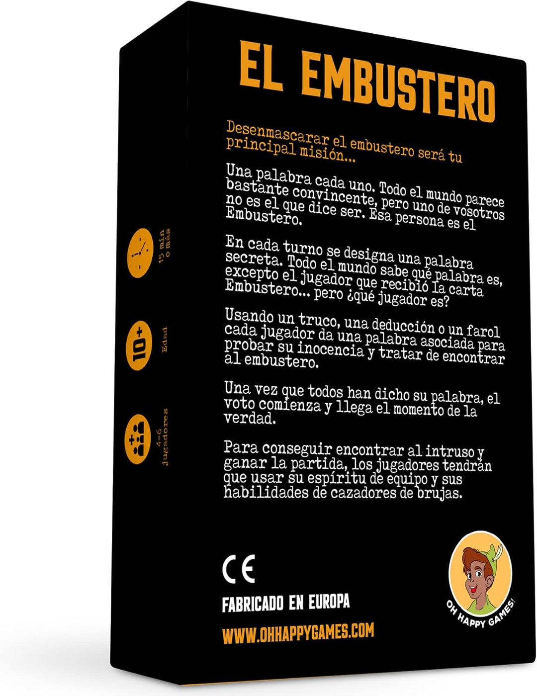 EL Embustero - ¿Conseguirás desenmascararlo? ¡Faroles, creatividad, juegos de palabras y sospechas!