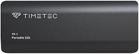 Timetec Tragbare externe SSD USB 3.2 Gen2 USB-Typ C bis zu 550 MB/s ultradünnes Flash-Aluminium-Mini