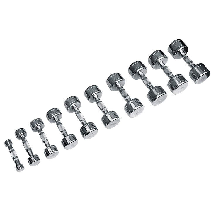 Trendy Sport Chrom Kurzhantel - 1 Stück - 9,0 KG
