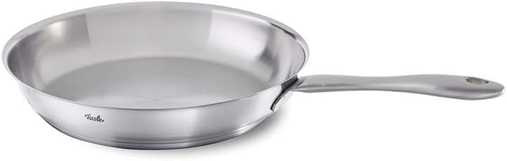 Fissler Pfannen-Set, 2-teilig/Catania unbeschichtete Edelstahl-Pfanne (Ø 24 cm) & Cenit beschichtete
