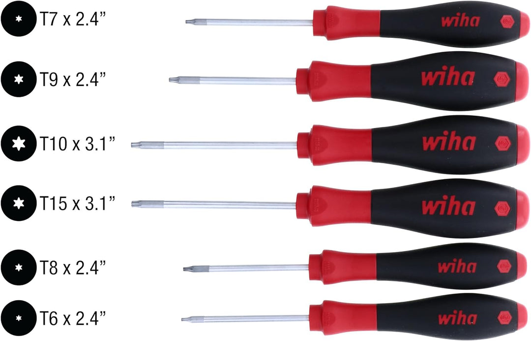 Wiha 36291 Schraubendrehersatz, Torx, 6-teilig
