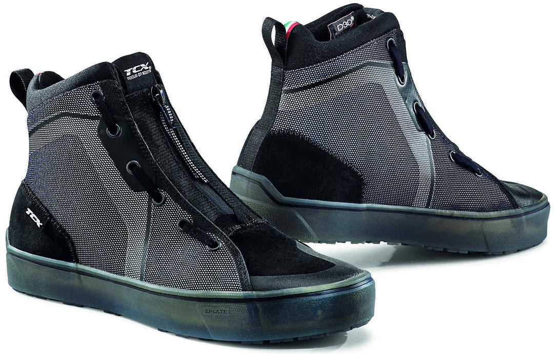 TCX Herren Ikasu WpWasserdichte Motorradschuhe 42 EU Schwarz Reflex, 42 EU Schwarz Reflex
