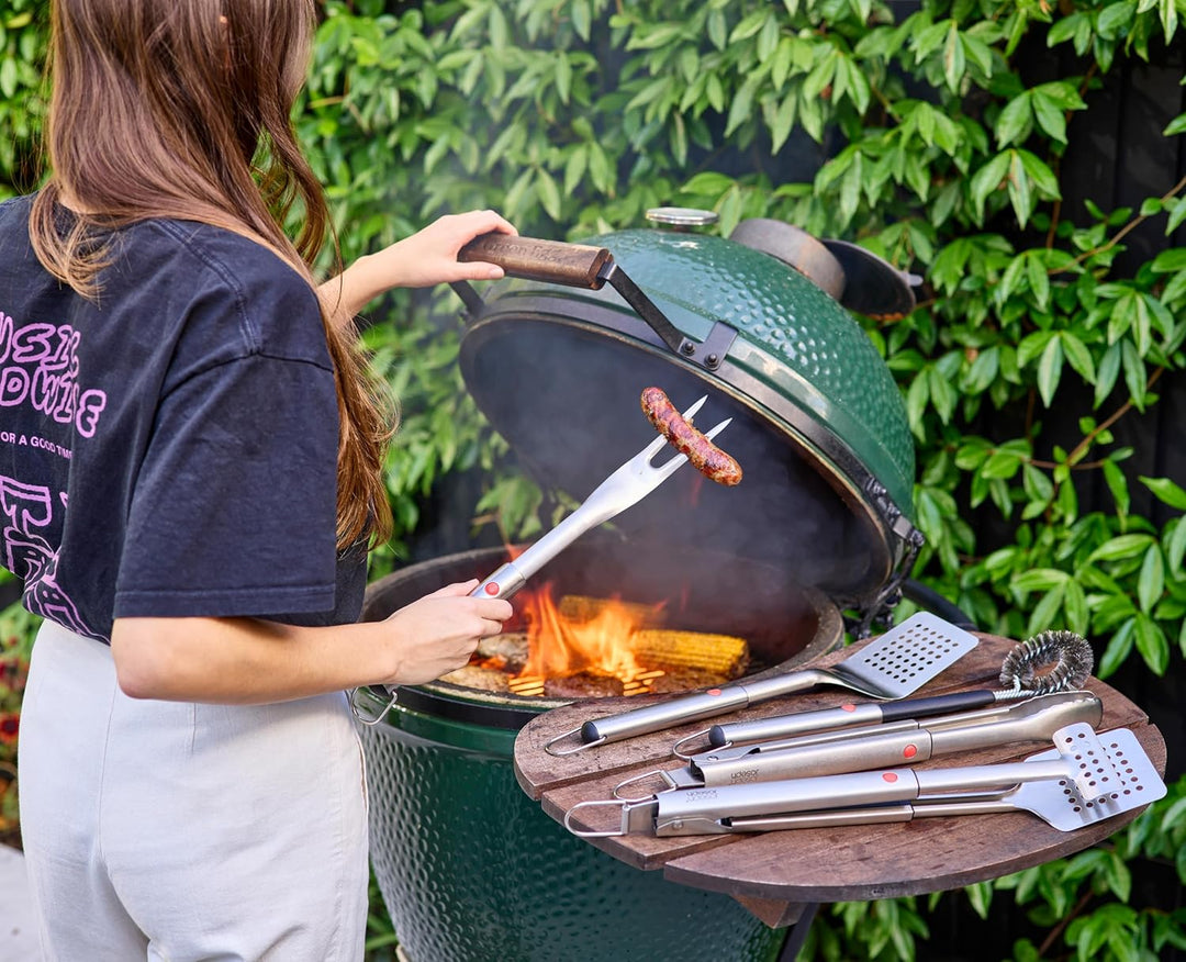 Joseph Joseph GrillOut BBQ Grillgabel, Teleskopierbar für kompakte Aufbewahrung, Scharfe Edelstahlzi