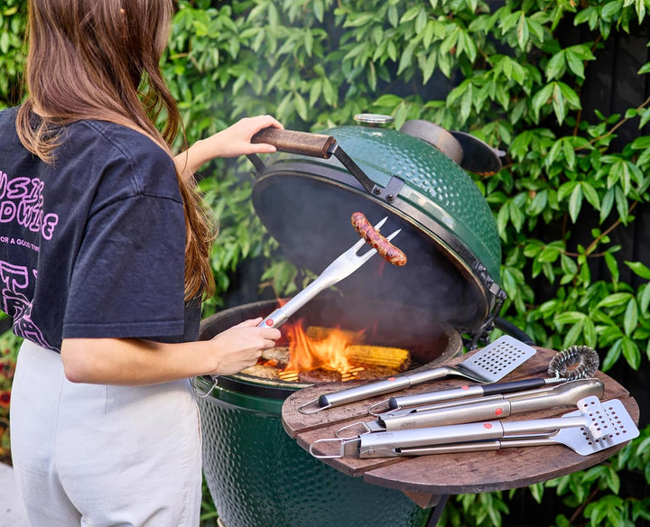 Joseph Joseph GrillOut BBQ Grillgabel, Teleskopierbar für kompakte Aufbewahrung, Scharfe Edelstahlzi