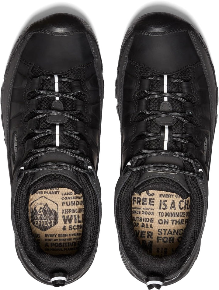 KEEN Herren Targhee 3 Waterproof Wanderschuh 40.5 EU Triple Black, 40.5 EU Triple Black
