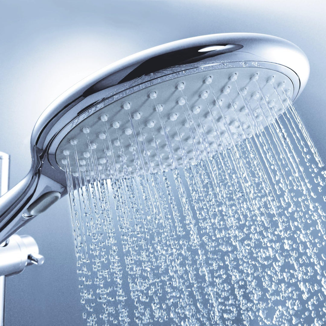 GROHE Rainshower Solo 150 - Handbrause (wassersparend, 2 Strahlarten, langlebige Oberfläche), chrom,