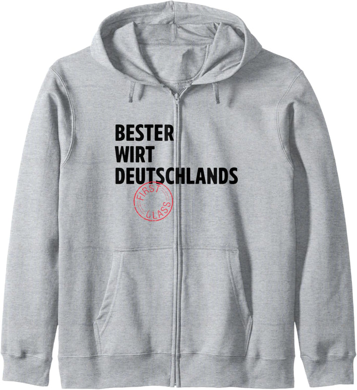 Bester Wirt Deutschlands Witzige Gastwirt Geschenke Kapuzenjacke