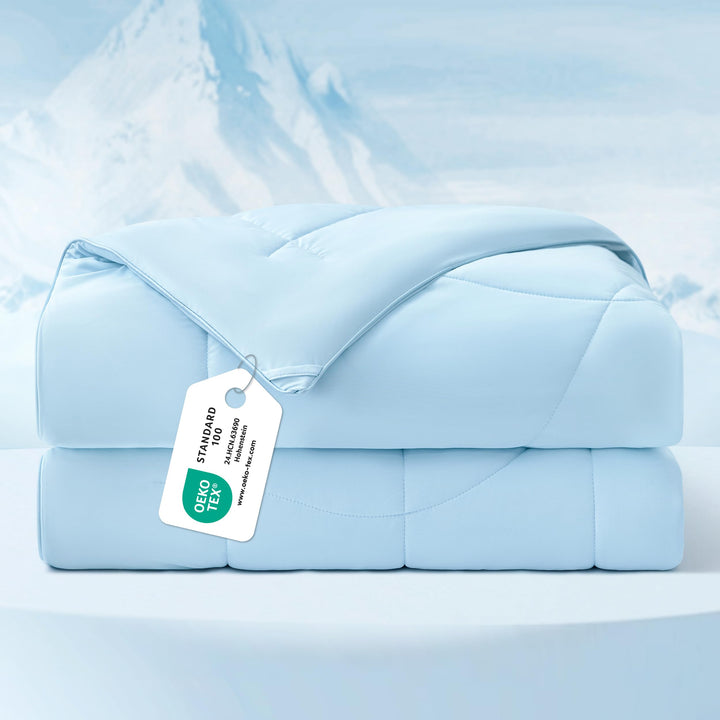 BEDSURE Kühldecke 200x200 Kühlende Bettdecke - Cooling Blanket Q-Max >0,4 | Arc-Chill Kühlende Decke